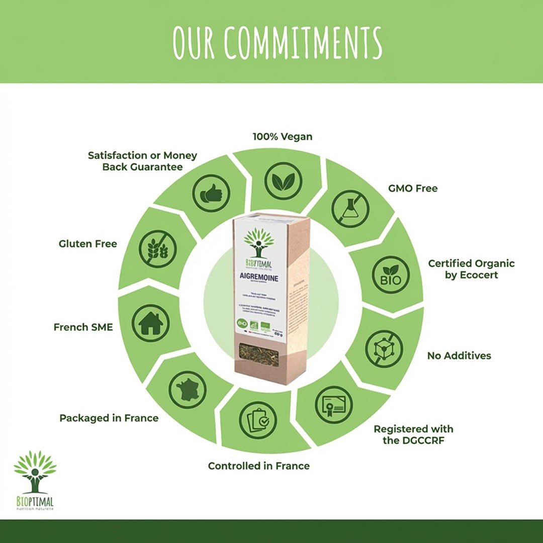 Bioptimal Agrimony Organic Infusion, 60g - Elliotti