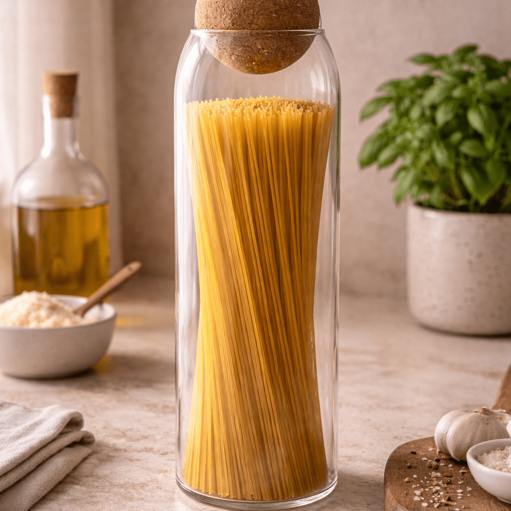 AW Artisan Glass jar with cork ball - 25 cm - Elliotti