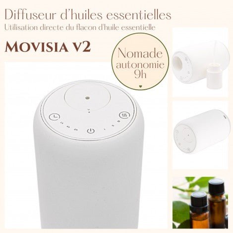 Zen Arome Movisia V2 Cold Nebulization Diffuser - 9h diffusion - Elliotti