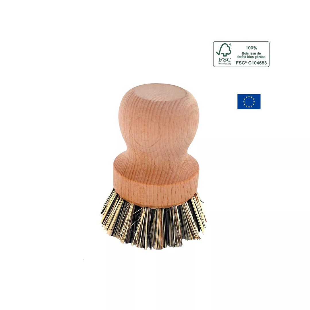 La Droguerie Ecologique - ECODIS Natural Fiber Wooden Dishwashing Brush - Elliotti