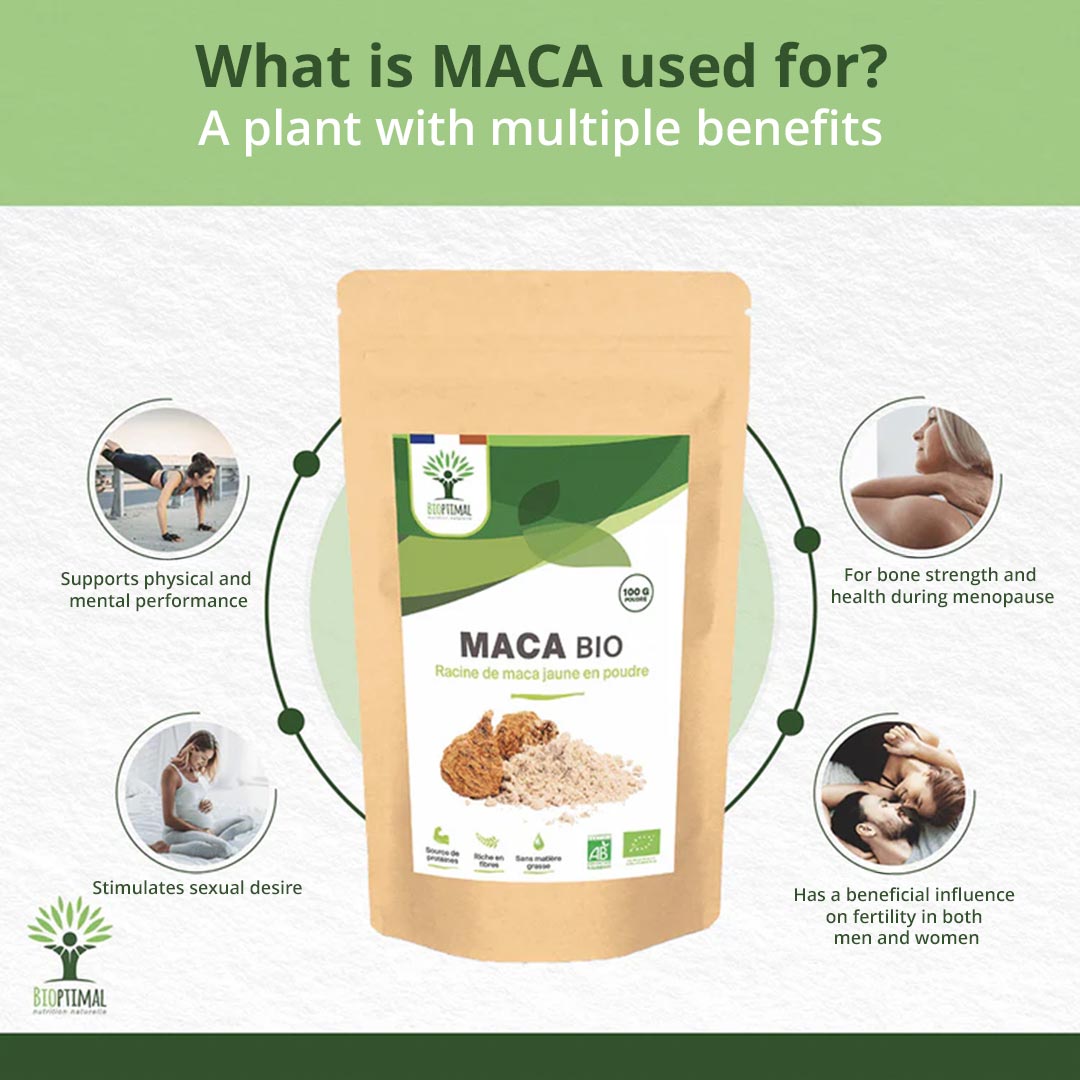 Bioptimal Organic Maca Powder, 300g - Elliotti