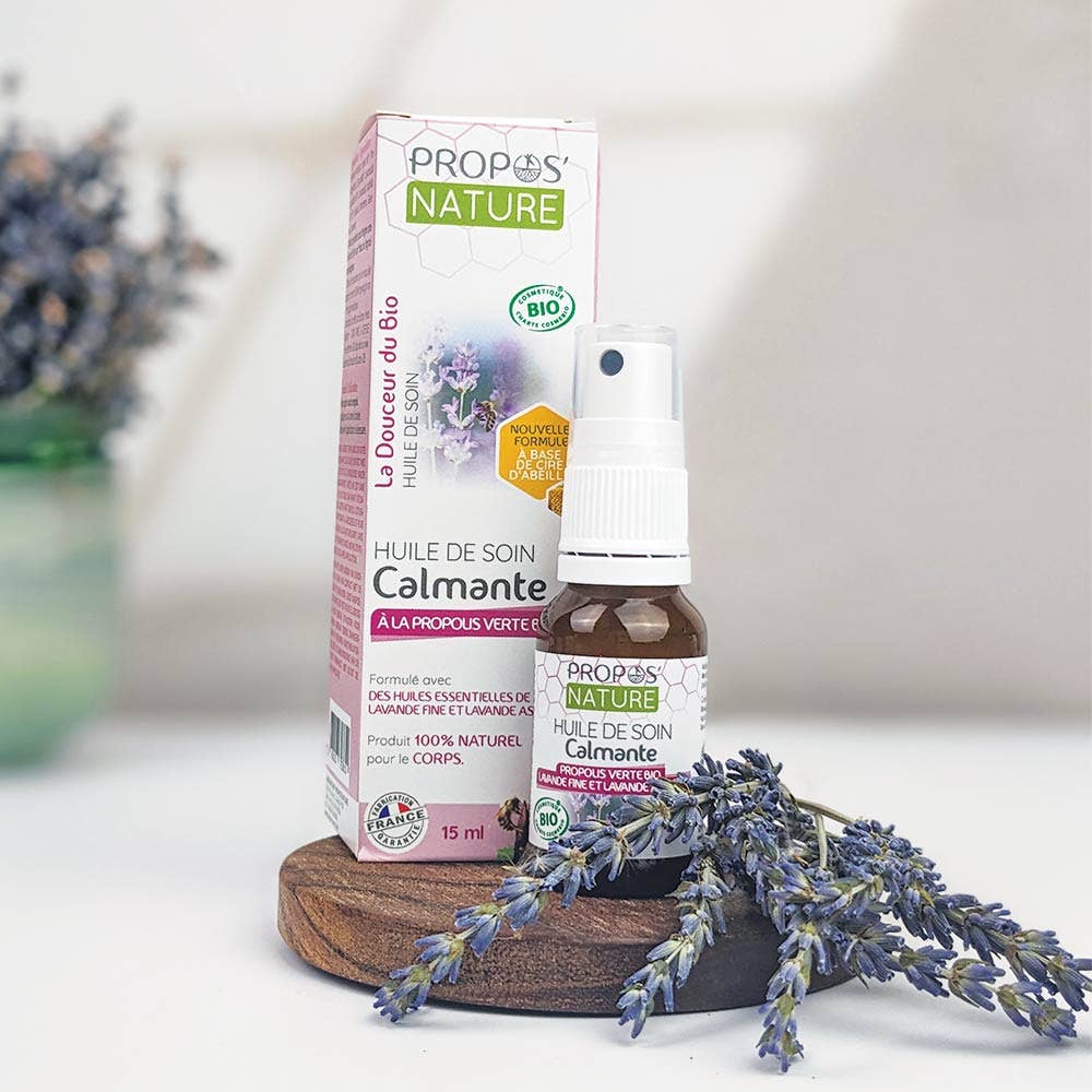 Propos'Nature Organic Soothing Oil for Insect Bites - Propolis & Lavender - 15ml - Elliotti