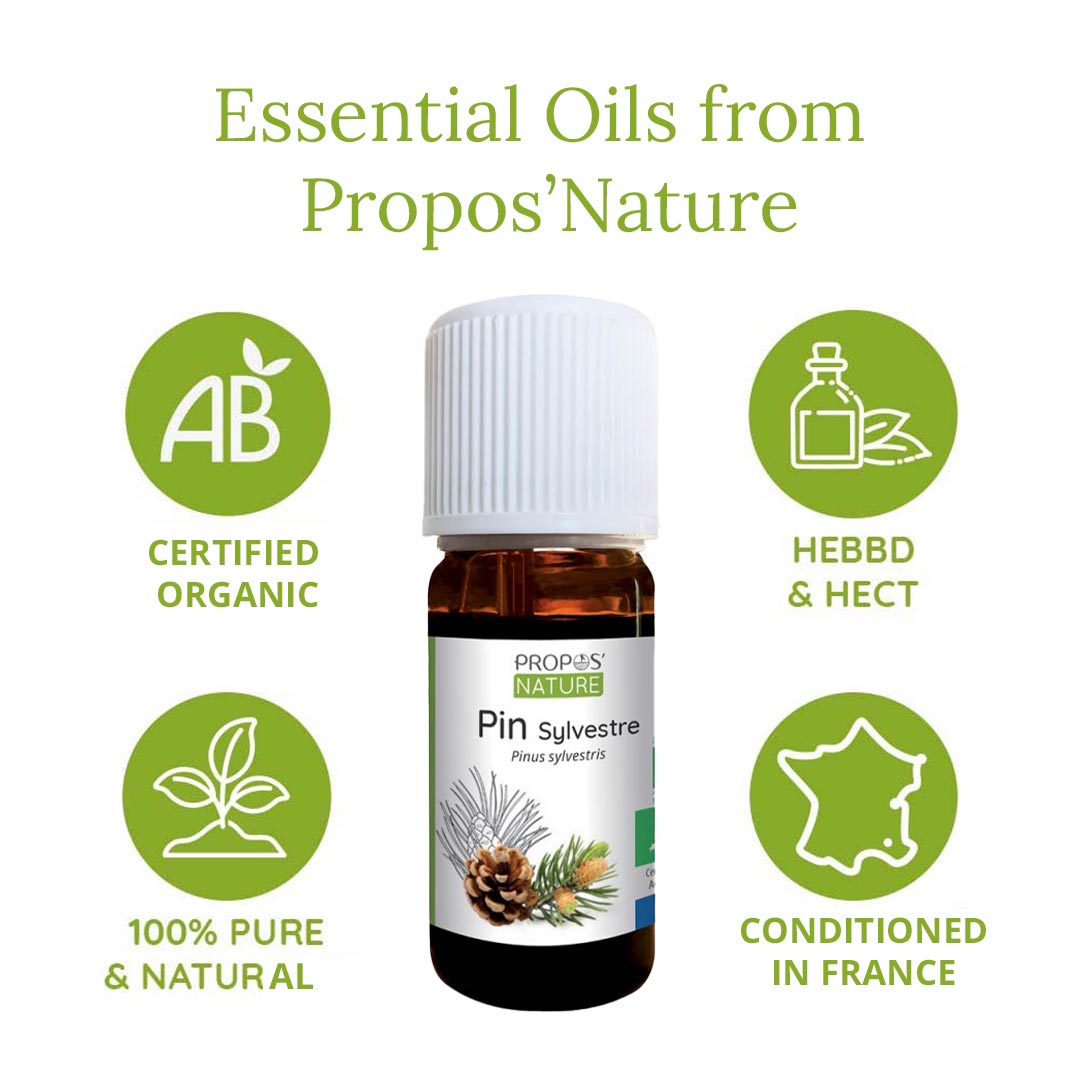 Propos'Nature Pine Scots Organic Essential Oil, 10ml - Elliotti