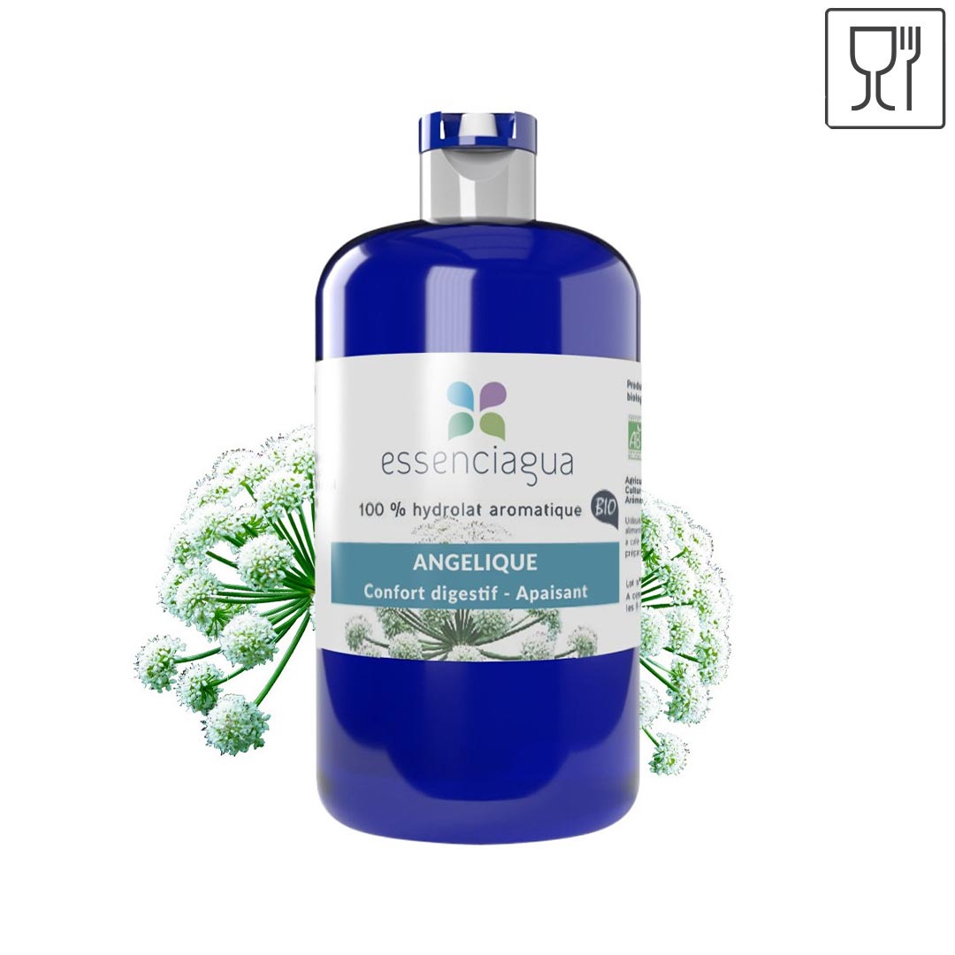 Essenciagua Angelica Organic Hydrosol, 250ml - Elliotti