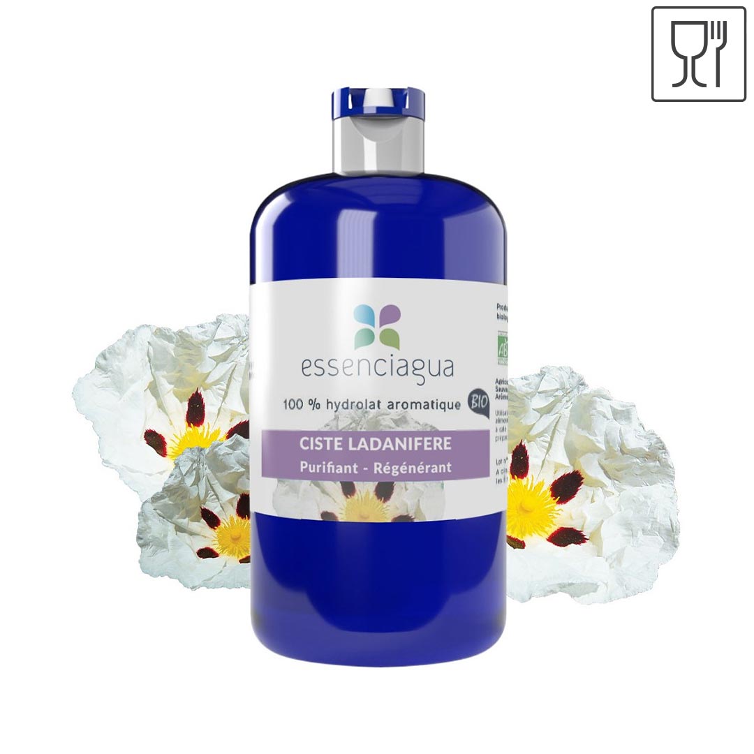 Essenciagua Cistus Organic Hydrosol, 250ml - Elliotti