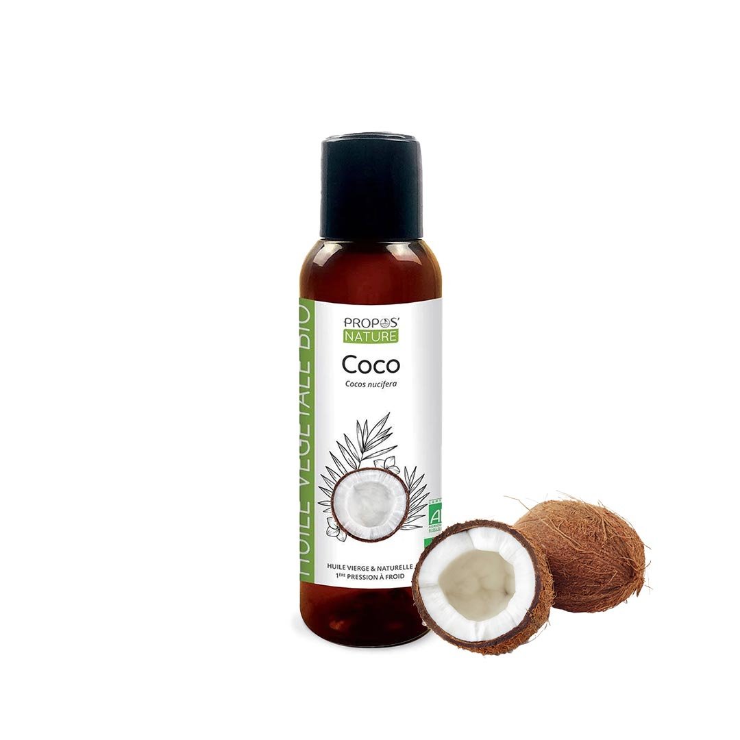 Propos'Nature Coconut Organic Virgin Oil, 100ml - Elliotti