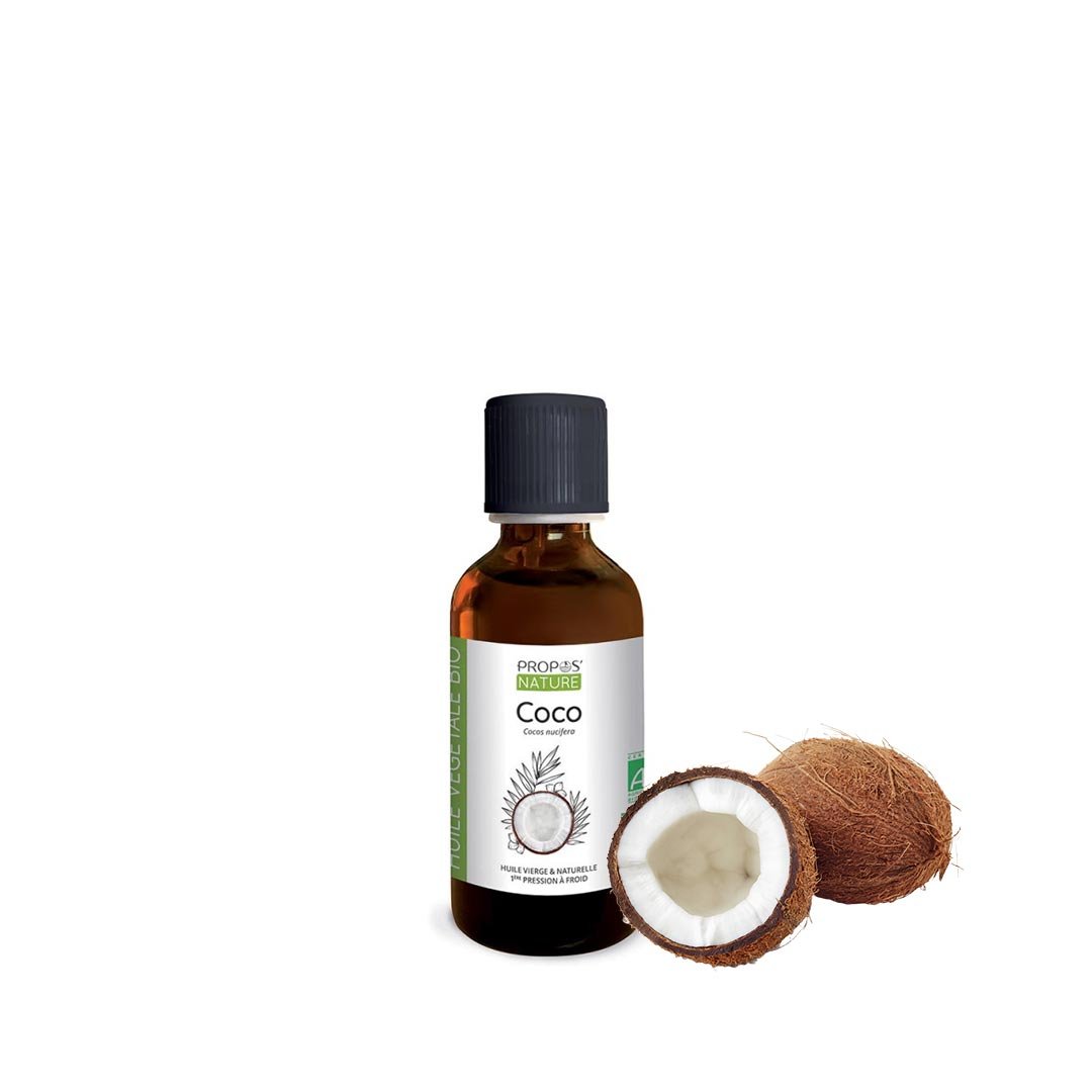 Propos'Nature Coconut Organic Virgin Oil, 50ml - Elliotti