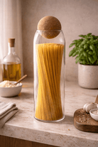 AW Artisan Glass jar with cork ball - 25 cm - Elliotti