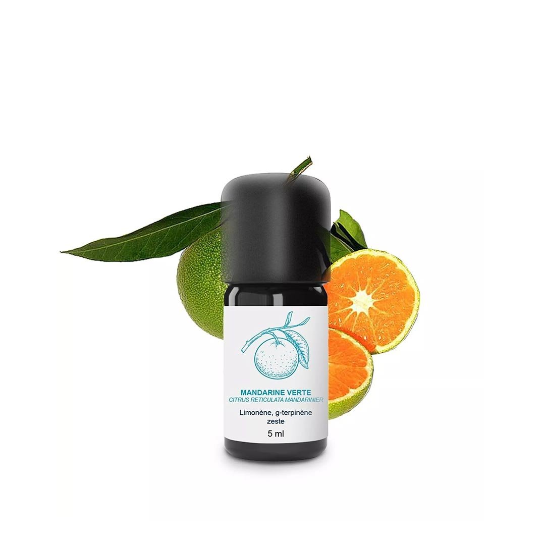 Essenciagua Mandarin Green Organic Essential Oil, 5ml - Elliotti