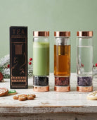 AW Artisan Onyx Gemstone Tea Infuser Bottle - 500 ml - Elliotti