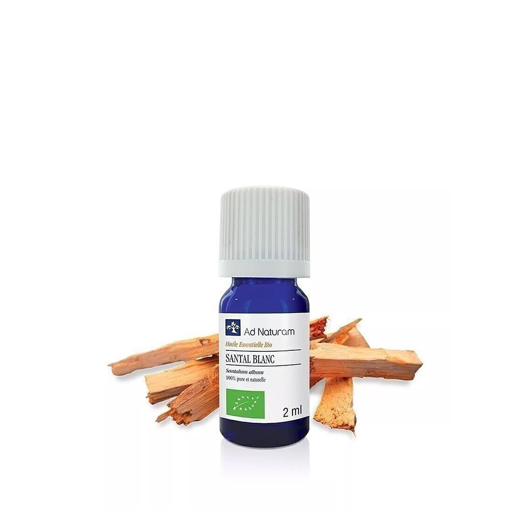 Ad Naturam White Sandalwood Organic Essential Oil, 2ml - Elliotti