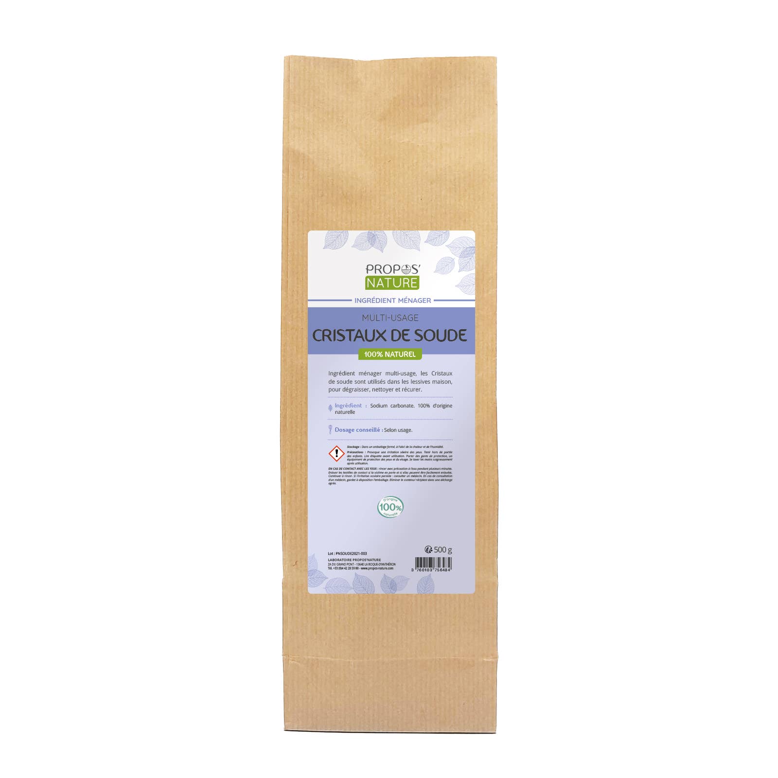 Laboratoire Propos'Nature Soda Crystals, 500g - Elliotti