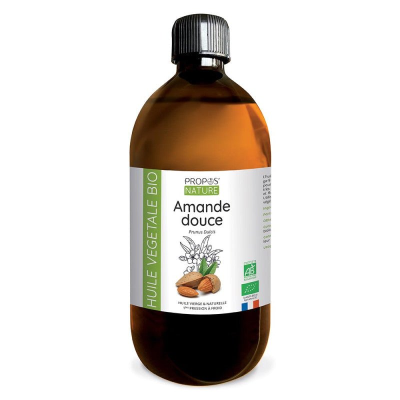 Propos'Nature Almond Sweet Organic Virgin Oil, 500ml - Elliotti